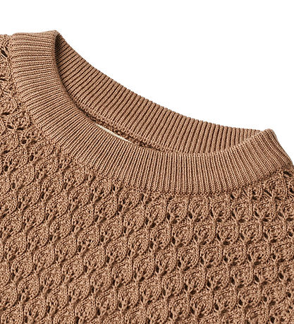 Wheat Vest - Strik - Saga - Berry Dust