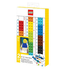 LEGO® Stationery Lineal - 30 cm - Byg Selv m. Figur