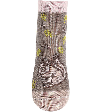 Melton Strømper - Squirrel - Denver Melange
