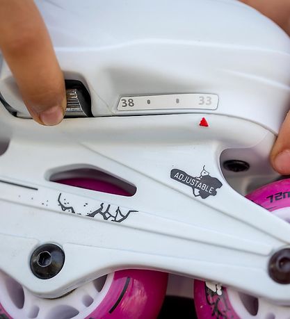 Rollerblade Rulleskøjtesæt - Fury Combo - Hvid/Pink - Inliner