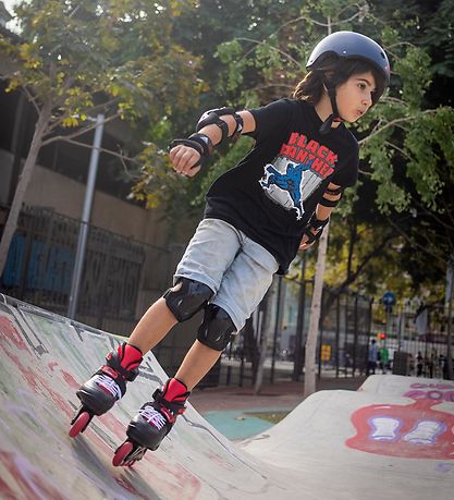 Rollerblade Rulleskøjtesæt - Fury Combo - Sort/Rød - Inliner