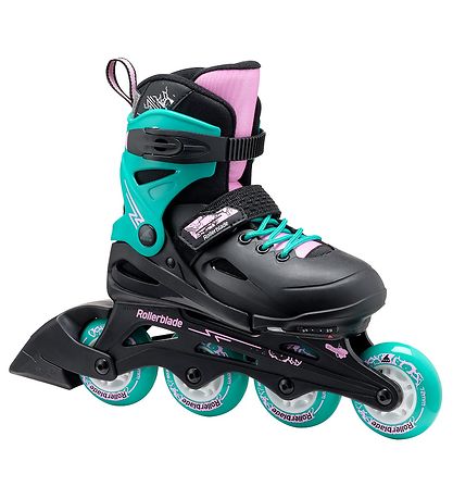 Rollerblade Rulleskøjter - Fury - Sort/Aquagrøn