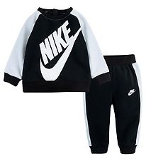 Nike Sweatsæt - Sort/Hvid