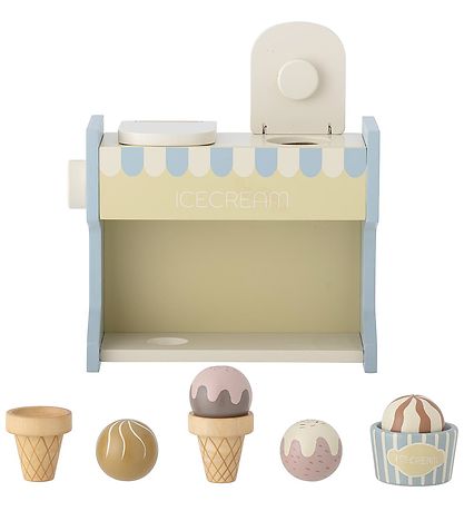 Bloomingville Mini Isbod - Træ - Vallie - Blå