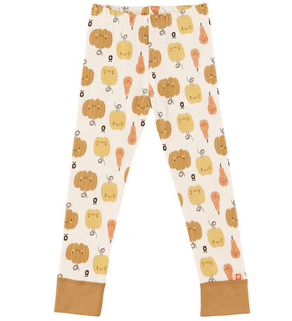 Katvig Leggings - Hvid m. Græskar