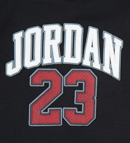 Jordan Sweatsæt - Sort m. Hvid/Rød