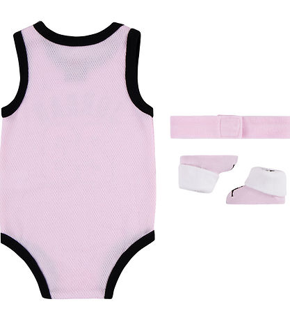 Jordan Gaveæske - Futter/Hårbånd/Body u/æ - Pink Foam/Hvid