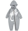 Nike Heldragt - Gråmeleret m. Hvid