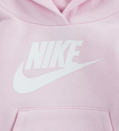 Nike Sweatsæt - Pink Foam m. Hvid