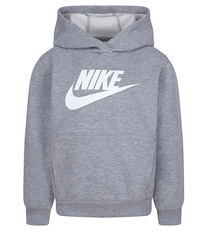 Nike Sweatsæt - Gråmeleret m. Hvid