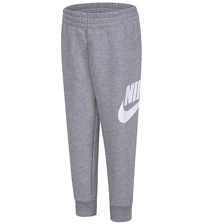 Nike Sweatsæt - Gråmeleret m. Hvid