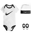 Nike Gaveæske - Futter/Hue/Body k/æ - Swoosh - Hvid/Sort