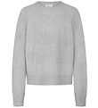 Grunt Bluse - Strik - Iben - Grå