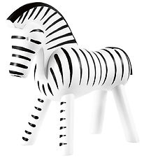 Kay Bojesen Træfigur - Zebra - 14 cm - Sort/Hvid