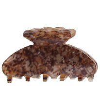 By Stær Hårklemme - Lulu - 5x3 cm - Brun Marmor