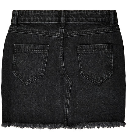 The New Nederdel - Denim - TnIsia - Sort m. Similisten