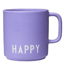 Design Letters Krus - Favourite - Lavendel m. Happy