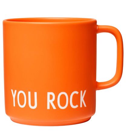 Design Letters Krus - Favourite - Orange m. You Rock
