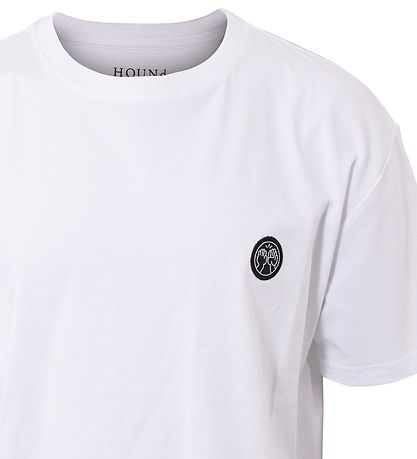 Hound T-shirt - White m. Badge