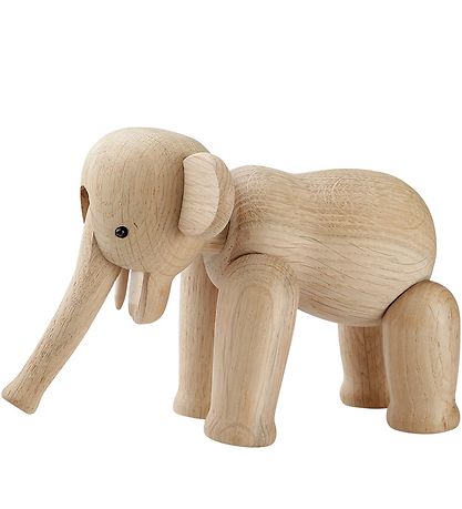 Kay Bojesen Træfigur - Elefant - 12 cm - Mini - Eg