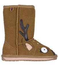EMU Australia Teddy Boots - Chestnut w. Deer