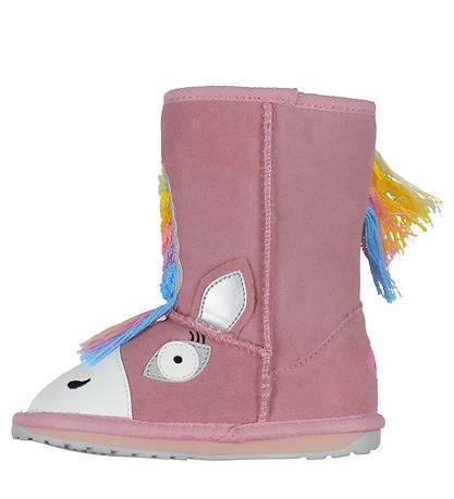 EMU Australia Bamsestøvler - Magical Unicorn - Pale Pink