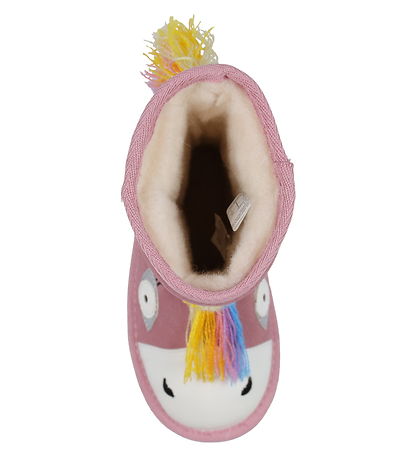 EMU Australia Bamsestøvler - Magical Unicorn - Pale Pink