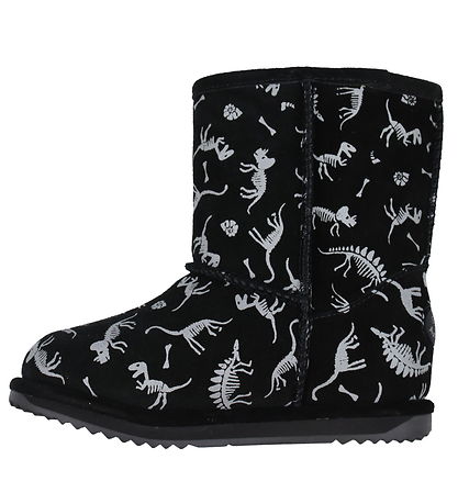 EMU Australia Bamsestøvler - Tex - Reflective Dino Brumby - Sort