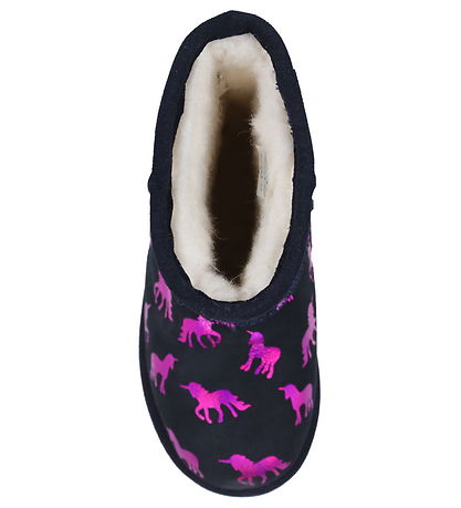 EMU Australia Bamsestøvler - Rainbow Unicorn Brumby - Midnight m