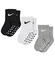 Nike Strømper - 3-pak - Sort/Hvid/Gråmeleret