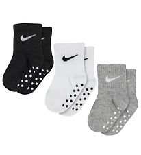 Nike Strømper - 3-pak - Sort/Hvid/Gråmeleret