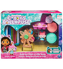 Gabby's Dollhouse Sæt - 7 Dele - Deluxe Room - Craft Room