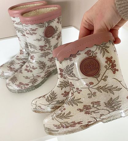 Petit by Sofie Schnoor Gummistøvler m. For - Antique White/Rosa