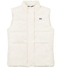 Lee Fóðrað vesti - Gilet Puffer - Pearled Ivory