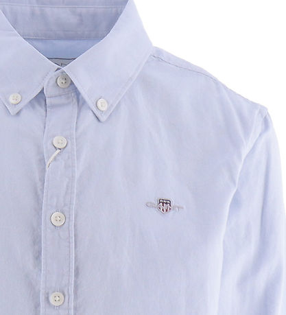 GANT Skjorte - Shield Oxford - Capri Blue
