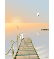 Vissevasse Plakat - 50x70 cm - Bathing Bridge