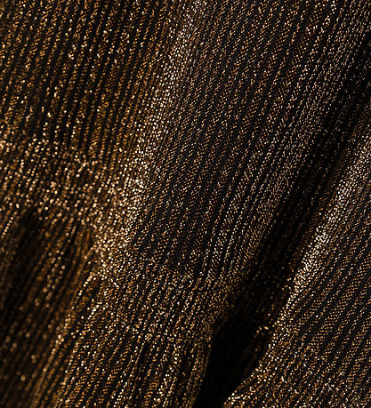 Name It Kjole - NkfRisilk - Gold Colour m. Glimmer
