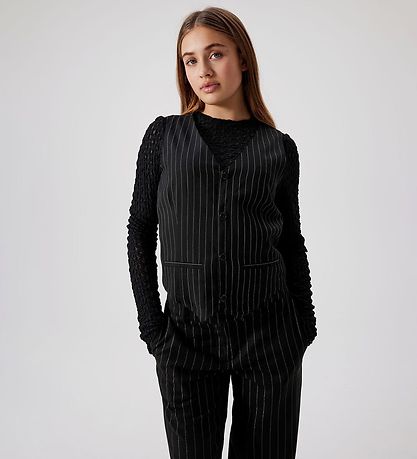 LMTD Vest - NlfBegina - Sort m. Glimmer