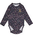 Hummel Body l/æ - hmlFloa - Ombre Blue/Lilla m. Blomster