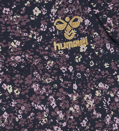 Hummel Body l/æ - hmlFloa - Ombre Blue/Lilla m. Blomster