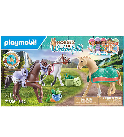 Playmobil Horses Of Waterfall - 3 heste: Mor... - 71356 - 28 Del