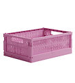 Made Crate Foldekasse - Midi - 33x24x13 cm - Soft Fuchsia