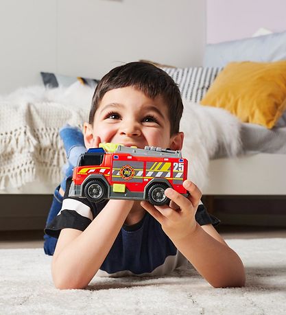 Dickie Toys Bil - Fire Truck - Lyd/Lys