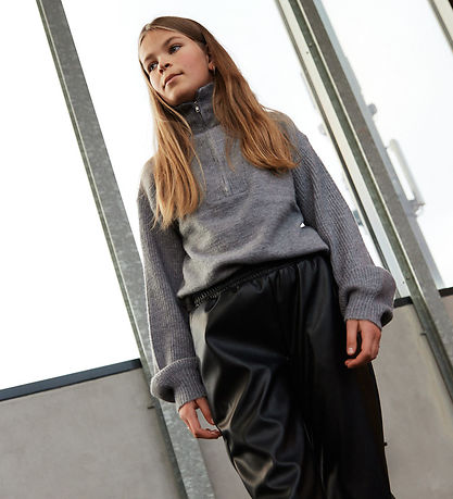 Cost:Bart Bluse - Strik - CBSabine - Dark Grey Melange