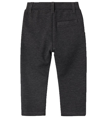 Name It Bukser - NmmRobino - Dark Grey Melange