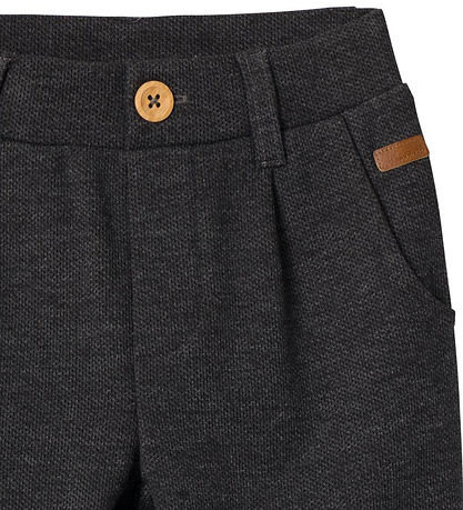 Name It Bukser - NmmRobino - Dark Grey Melange