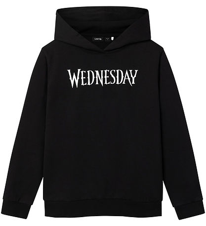 LMTD Hættetrøje - NlfSille Wednesday - Black