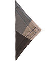 Lala Berlin Tørklæde - 162x85 - Triangle Trinity Patchwork - Lim