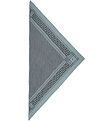 Lala Berlin Tørklæde - 162x85 - Triangle Monogram M - Grey On Me