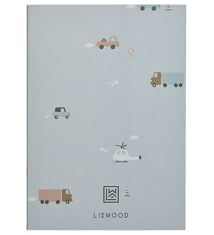 Liewood Notesbøger - 3-Pak - Sidney - Monster/ Vehicles Mix